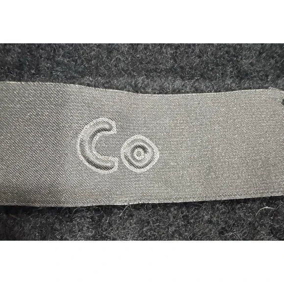 COS 100% Cashmere Black Rib Knit Sweater Womens S Minimalist Luxury Soft - Picture 4 of 6